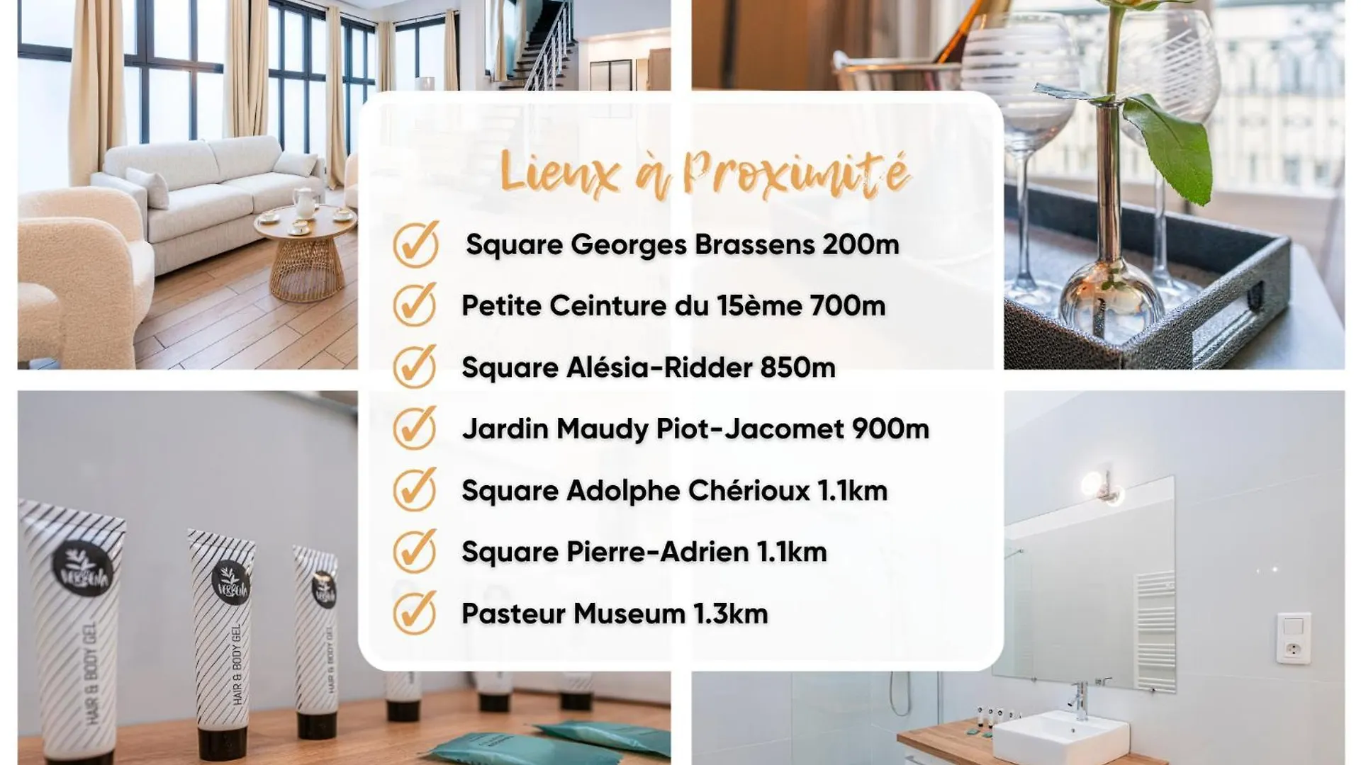 Le Brando Loft - 10 Pers - 3 Chambres - 2 Salles De Bain Parigi 0*,  Francia